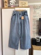 Spodnie Jeansowe „SZWEDY ” Szeroka Nogawka Lady Drama rozmiar XL nowe