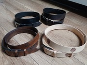 Pasek ręcznie robiony Skórzany gruby góralski