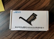 Adapter m.2 NVMe na PCIe, SSD PCIe 4.0 x4. JEYI