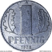 1 fenig 1968, Niemcy - NRD 