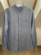 Koszula męska Polo by Ralph Lauren, niebieska w drobną kratkę, rozmiar M
