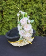 Koszyk wielkanocny, koszyk wiklinowy 