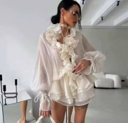 Komplet sukienka i spodenki kobieca Rozmiar L boho