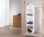 Wiszący organizer do szafy 6 półek