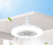 Lampa Sufitowa Wisząca LED z Wiatrakiem