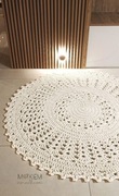 Dywan ze sznurka ażurowy Motkiemi110cm 