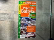 Pobrzeże Bałtyku - mapa laminowana.