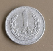 1975 rok - moneta o nominale 1 zł z czasów PRL 