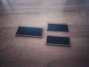 Zestaw trzech movement trayów do gry Warhammer, z rantem 3mm