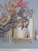 Obraz kobiety na płótnie  "Kocham siebie"