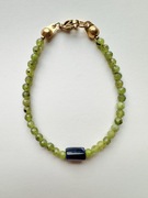 Bransoletka z jadeitem kanadyjskim i sodalitem