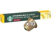 Kawa Nespresso STARBUCKS Blonde Espresso Roast DECAF 10 kap.