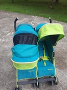 Wózek spacerowy bliźniak