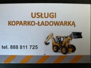 Usługi koparko ładowarką atrakcyjna cena