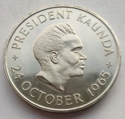 ZAMBIA 5 Shillings 1965 okołoMENNICZA