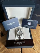 NOWY Zegarek damski LONGINES CONQUEST kolor srebrny L3.376.4.76.6