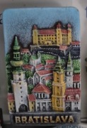Magnes na lodówkę Bratyslawa Słowacja Hand Made
