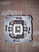 Przycisk pojedynczy zwierny Hager Polo  - używany 