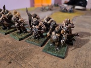 WFB Warhammer Regiment Ogres Bullies Ogry 12 szt Pomalowane