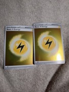 Zestaw 2 Kart Pokemon Energia Elektryczna Electro MEE 004 HOLO REVERSE