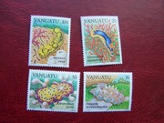 Vanuatu  1985 MNH Mi. 712/15 Flora  Koralowce