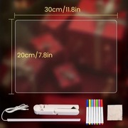 PODŚWIETLANA TABLICA LED DO RYSOWANIA DLA DZIECI/DOROSŁYCH