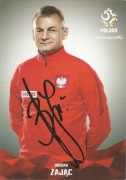 Bogdan ZAJĄC autograf! Oficjalna karta PZPN POLSKA 