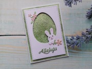 Kartka wielkanocna handmade A6+koperta 1#2