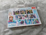 Nowe Puzzle Trefl Disney Kraina Lodu 9w1 (348 el.) NOWE FOLIA