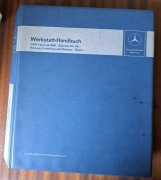 Książka napraw samochodu Mercedes W115 z 1968 r.