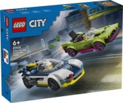LEGO City - Pościg samochodu policyjnego i samochodu sportowego (60415)