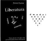 Dwadzieścia jeden liter + Liberatura - Zenon Fajfer