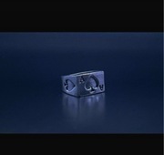 pierścionek sygnet y2k opium swag streetwear