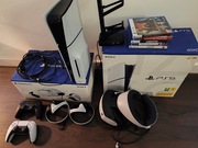 PS5 + VR2 . Playstation 5 z napędem + VR 2 + 5 gier + 2 orginalne pady