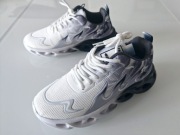 Nowe 37 Białe czarne Adidasy Sneakersy Lekkie Wygodne Buty sportowe