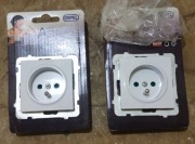 AS GP-1GZP/m/00 gniazdo pojedyncze z/u przesłonami