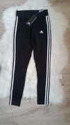 Czarne legginsy, adidas, XS