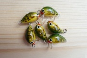 Woblery hand made tonące 2 cm 1,2g rękodzieło.