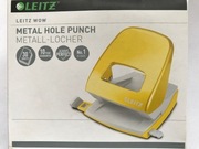 Dziurkacz Leitz 5006 Style, do 30 kartek, żółty