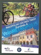 VeloMetropolis Małopolski odcinek mapa rowerowa