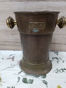 Mosiężne wiaderko na lód 