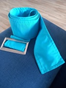 Pasek damski materiałowy.