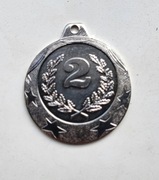 Medal srebro 2 miejsce laur fi 40 mm