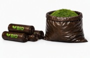 WORKI NA TRAWĘ LIŚCIE BIO BIOODPADY 240 LITRÓW BRĄZOWE 240L x 10 SZTUK