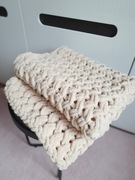 Kocyk dziecięcy kolor beżowy