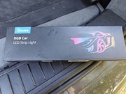 Govee taśma led do oświetlenia wnętrza samochod. Govee RGB led strip light 