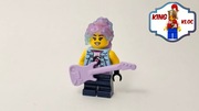 LEGO minifigurka, gitarzystka.