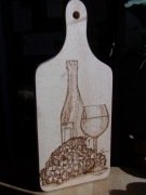 Deska ozdobna z ręcznym grawerem