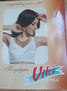 Biustonosz miękki koloru białego Viki model 579