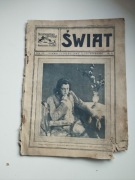 Pismo świat 21 luty 1925 rok, nr 8 , sprzed stu lat 